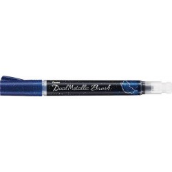 Pentel Dual Brush Metallic Blu + Verde Metallizzato