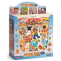 Sticker Riposizionabili Stick Tac con Cartoncino Niji