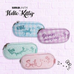 Astuccio Ovale Hello Kitty Tinta Unita Glitter