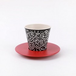 Set Tazzina Caffè in RPET I-drink Geometric