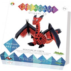 Creagami Origami Modulari 3D Medium 481 Pz "Drago"