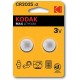 2 Batterie CR2025 Kodak Premium Max Lithium