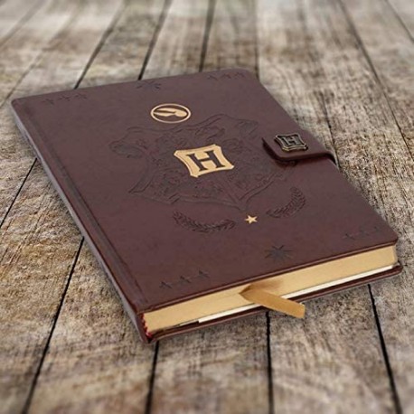 Notebook a Righe Spiralato A5 con Clip Harry Potter Premium Limited Edition