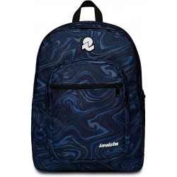 Zaino Invicta Backpack Fantasy Blu con Onde