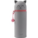 Astuccio in Silicone allungabile con forma sagomata Grey Cat