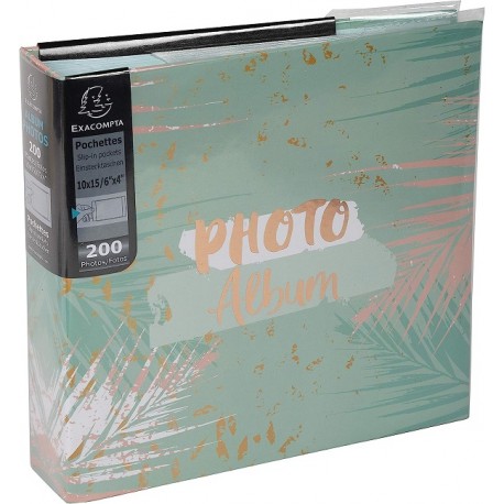 Album Fotografico 200 Foto 100Pag 22,5x32,5 Candy Blue Exacompta