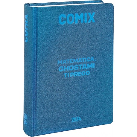 Diario 16 Mesi Comix Metallic Blue ''Ghostami'' 2023-2024 Mignon Plus