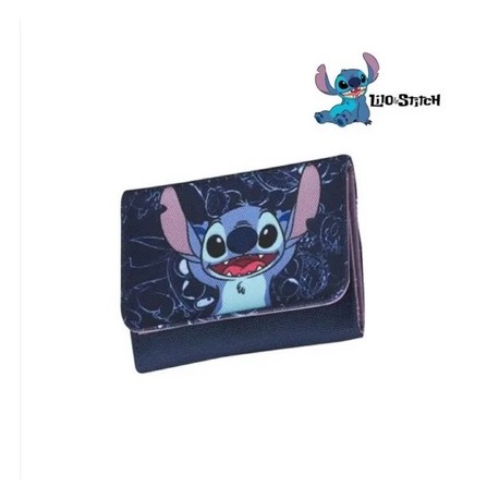 Disney Stitch Seven - Portamonete con zip per Bambine e Ragazze, 10x8x3cm