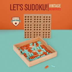 Gioco Sudoku di Legno Legami Let's Sudoku Vintage