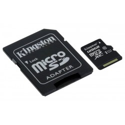 Memory Card Micro Sd con adattatore 128 Gb Kingston Classe 10