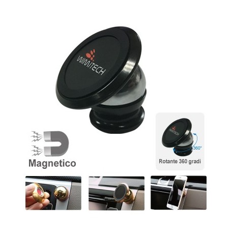 Mini supporto universale magnetico per Smartphone , MP4 , navigatore ecc.