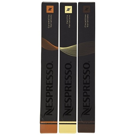 Nespresso Limited Edition 30 Capsules, Vanilio, Caramelito, Ciocattino