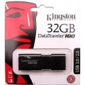 PEN DRIVE 32GB KINGSTON DATA TRAVEL DT-100 BLACK USB 3.0