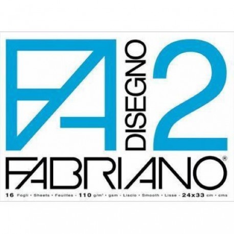 BLOCCO FABRIANO F2 20FG RUVIDO 24X33