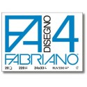 BLOCCO FABRIANO F4 20 FG RUVIDO 24X33