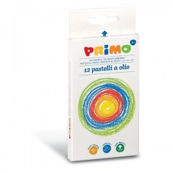 12 PASTELLI AD OLIO PRIMO -Extra Soffice - Colori Brillanti