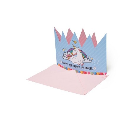 Biglietto d'Auguri 3D - Happy Birthday - Princess Crown - Legami