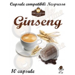 CAFFE' TRE VENEZIE NESPRESSO GINSENG 10 CAPSULE