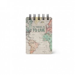 Mini Notebook con Spirale - Map - Legami