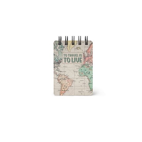 Mini Notebook con Spirale - Map - Legami