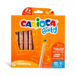 Pastellone Carioca Baby Crayons 3in1 10pz
