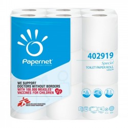 Carta Igienica Papernet in Pura Cellulosa 180 Strappi 18pz