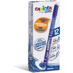 12 Penne Carioca Oops con Tappo Blu